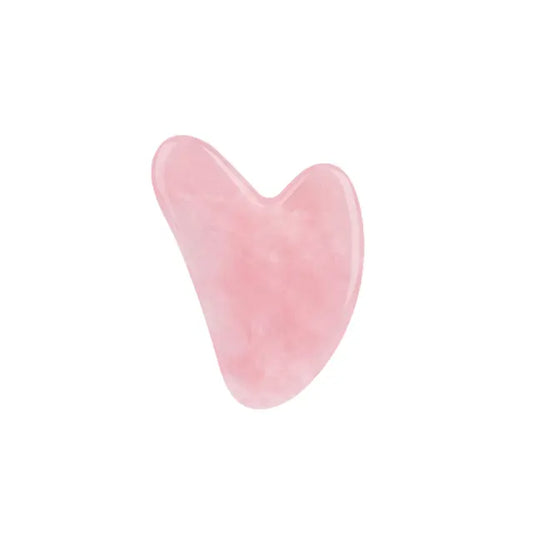 Pink Rose Quartz Jade Massager Roller Gouache Scraper Set Natural Crystal Stone Gua Sha Board Face Skin Care Beauty Tool